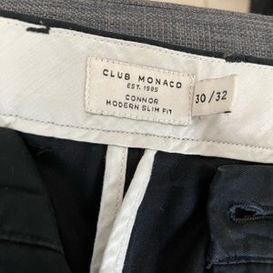 Club Monaco Connor slim fit black pants 30/32